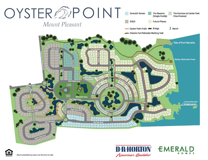 Map of Oyster Point